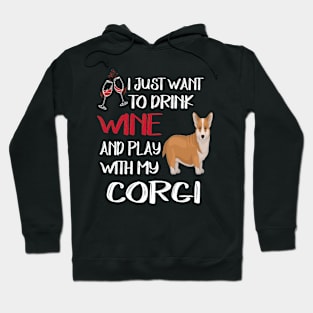 I Want Just Want To Drink Wine (79) Hoodie